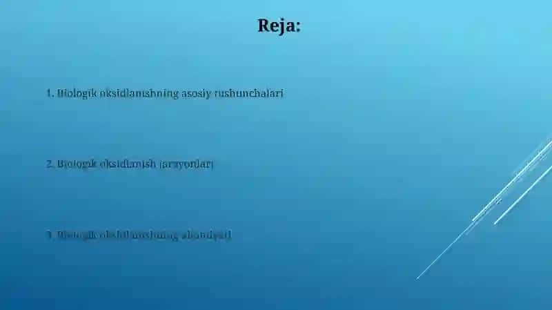 Biologik oksidlanish 2