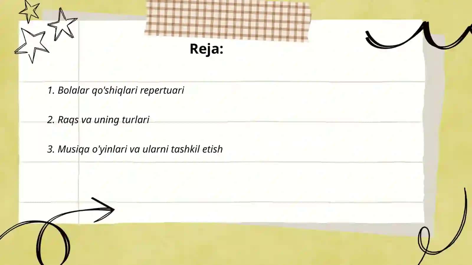 Bolalar qo'shiqlari repertuari 2