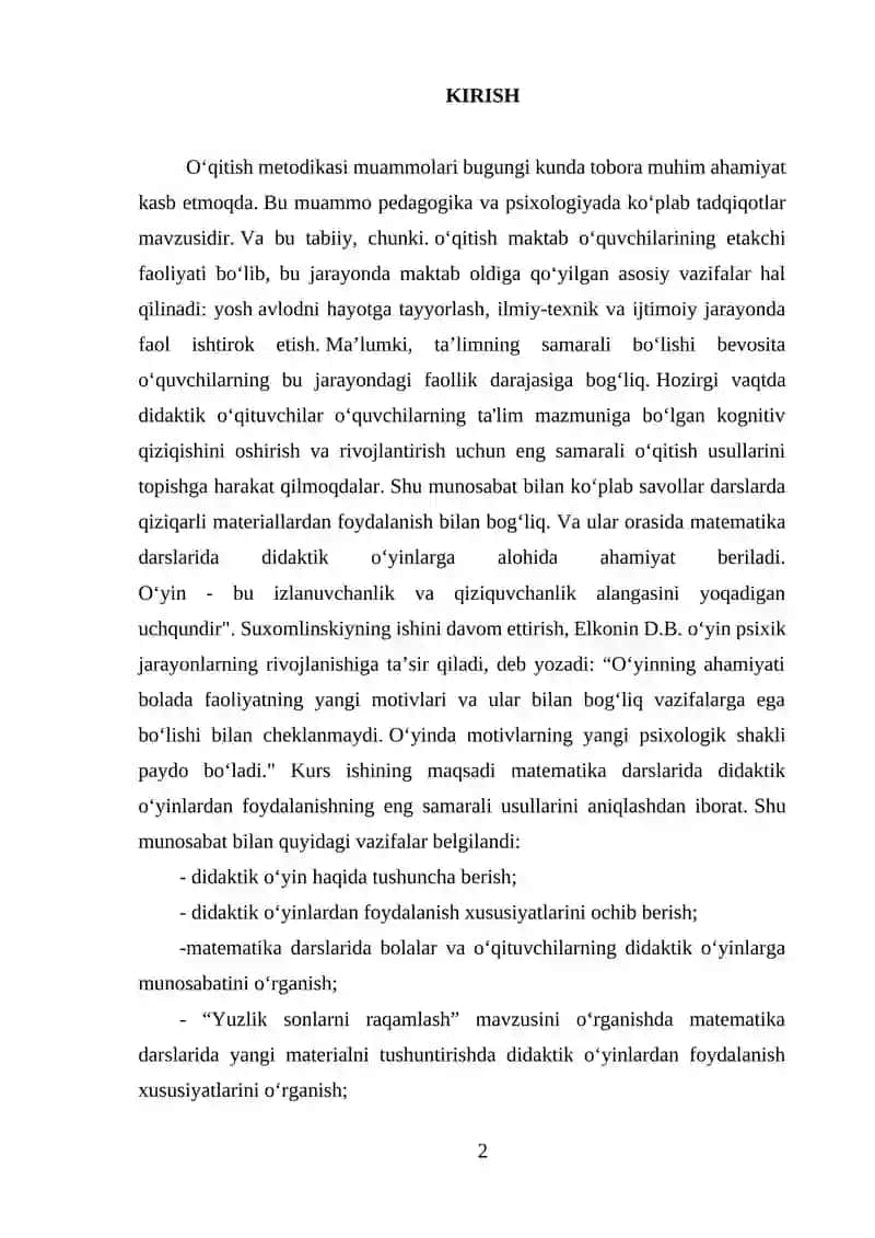 Mashgulotlarda Bolalarni Son va Raqamlar bilan Tanishtirishda Didaktik Oyinlardan Foydalanish 2