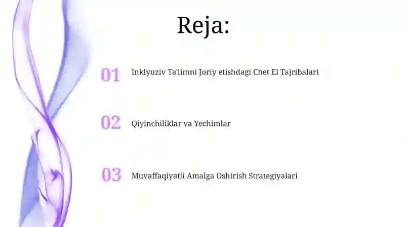 Inklyuziv Ta'limni Joriy etishdagi Chet El Tajribalari 2