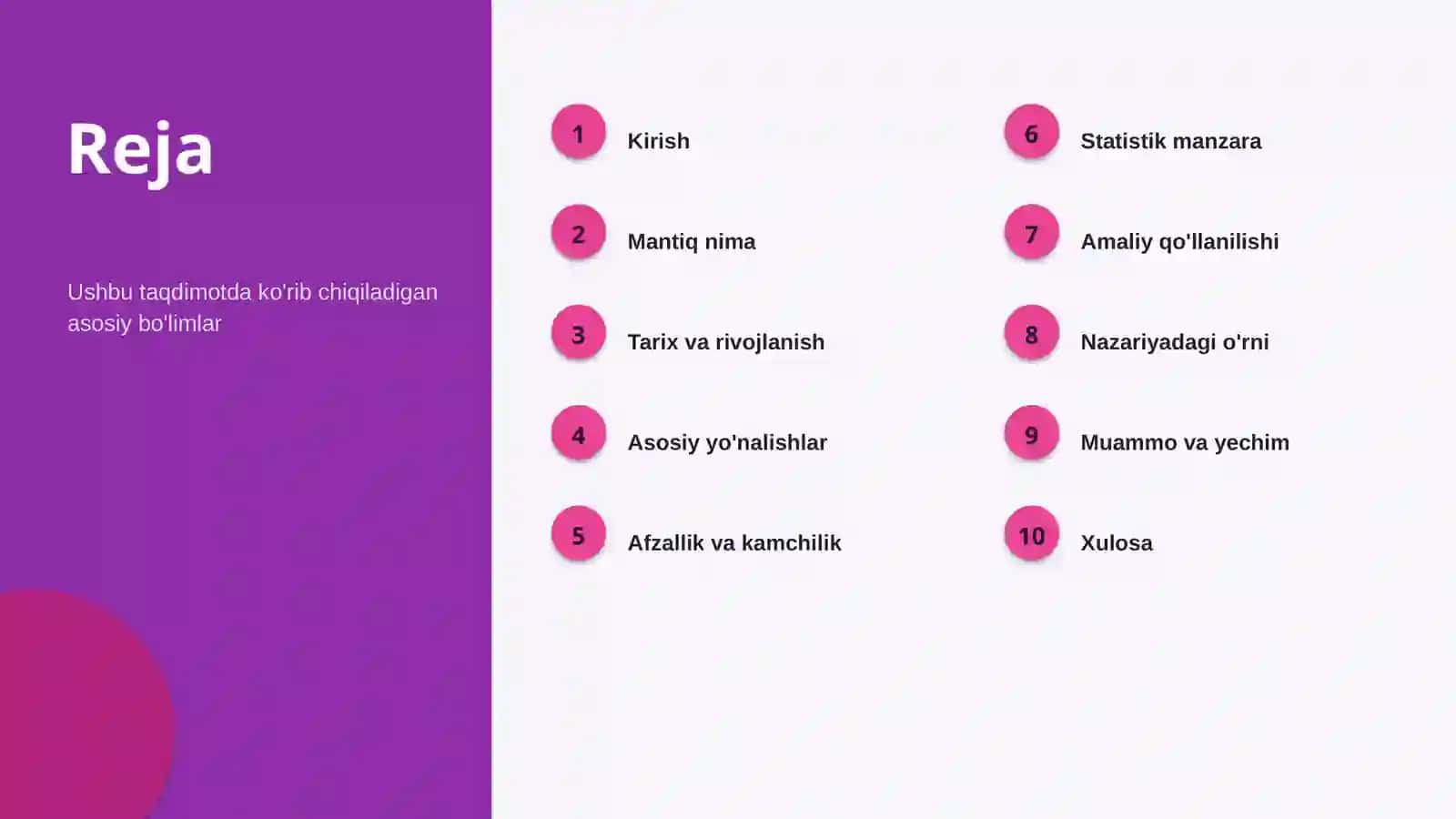 Mantiq Asoslari va Tushunchasi 2