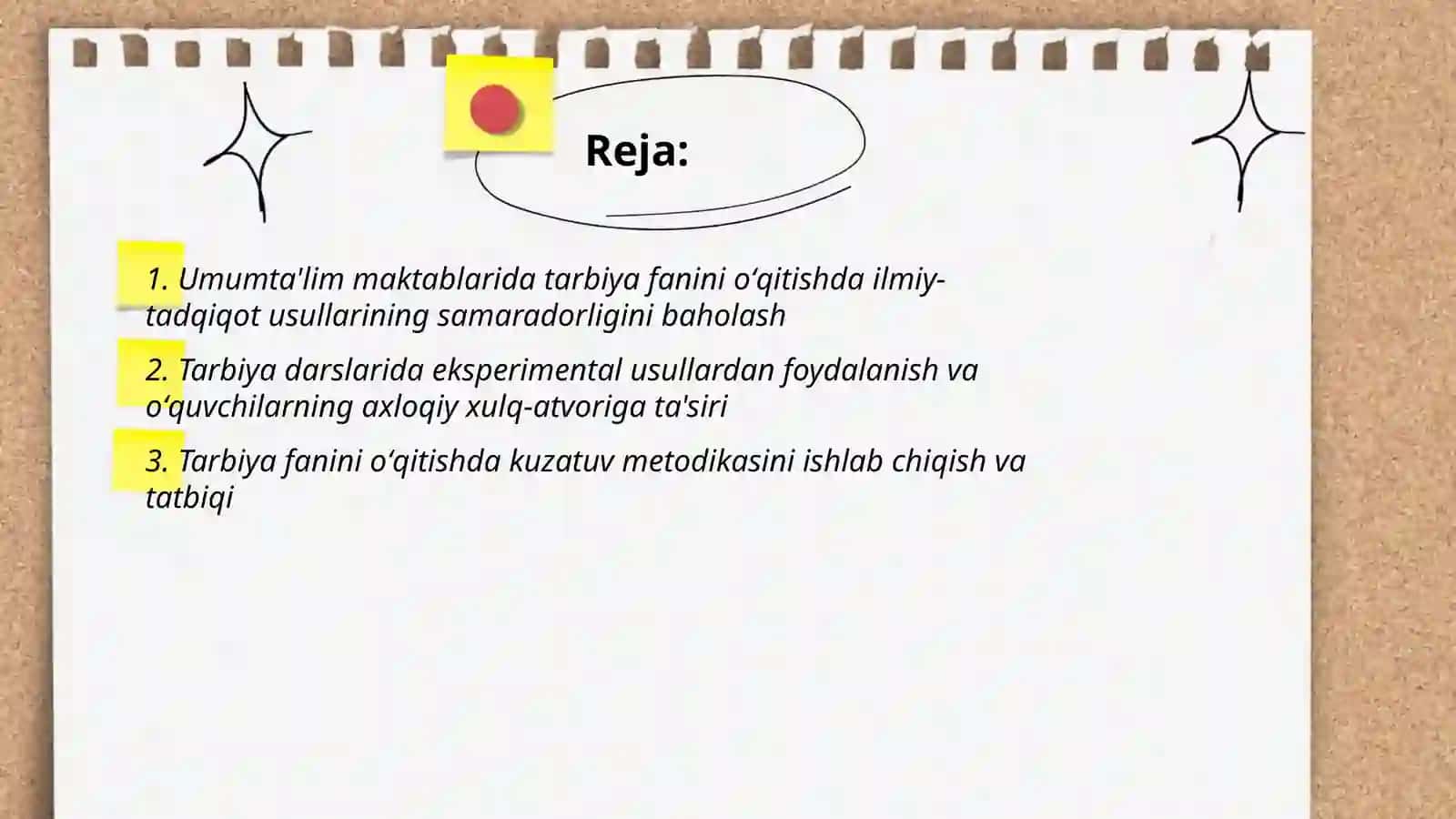Umumta'lim maktablarida tarbiya fanini ŏqitishda ilmiy tadqiqot usullaridan foydalanish 2