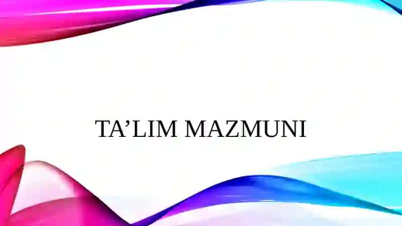 Umumiy pedagogika fanidan tayyorlagan TAQDIMOTI 2