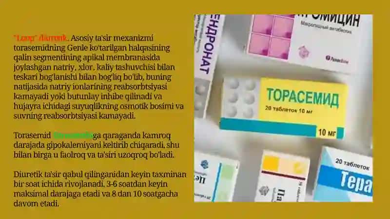 TORASEMID PREPARATINING FARMAKODINAMIKASI 2