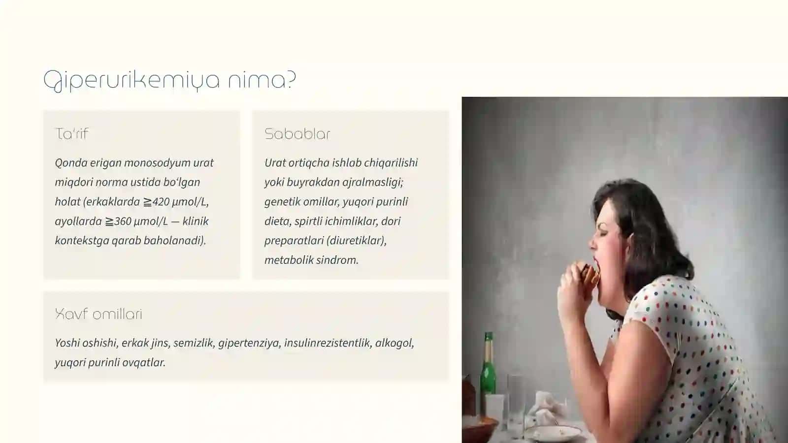 Giperurikemiya va podagra: Diagnostika va Zamonaviy Davolash Usullari 2
