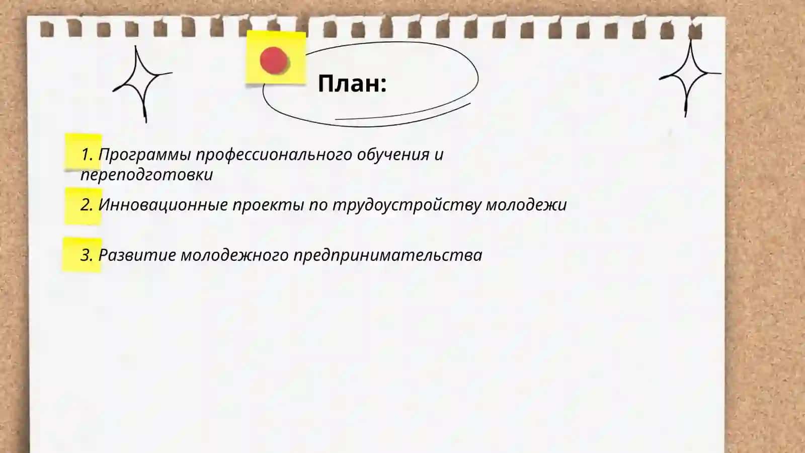 Повышение уровня занятости и занятости молодёжи 2