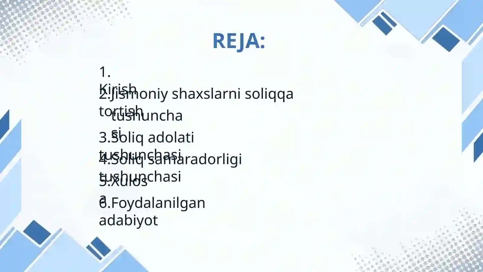 Jismoniy shaxslarni soliqqa tortishning adolat va samaradorlik tamoyillari: ilmiy bahslar tahlili 2