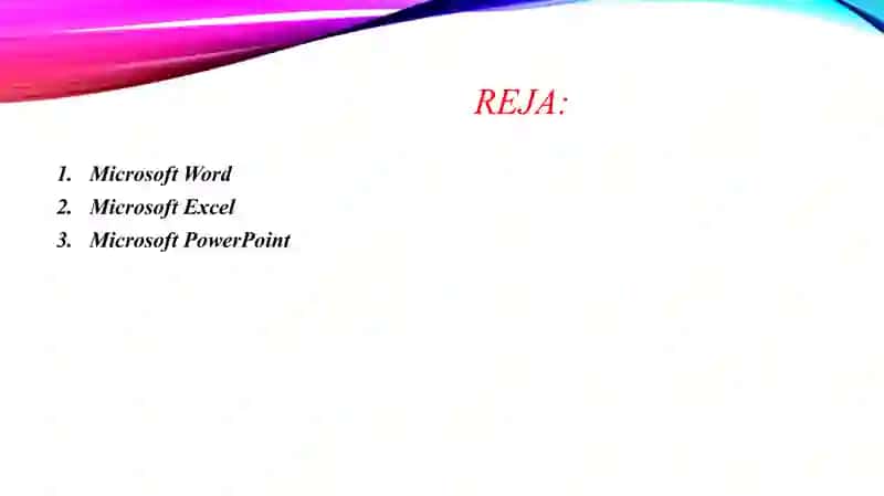 Excel word Power Point 2
