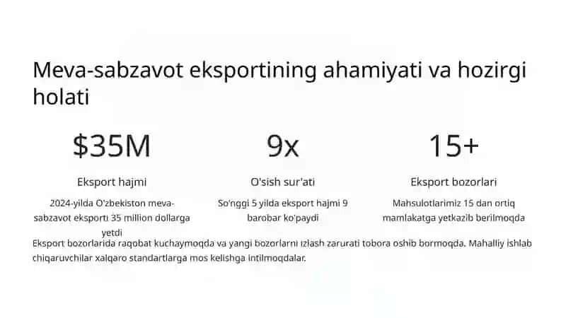 Meva-sabzavot eksporti 2