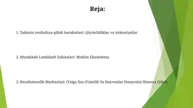Majmua landshaft buyurtma qoʻriqxonalari 2
