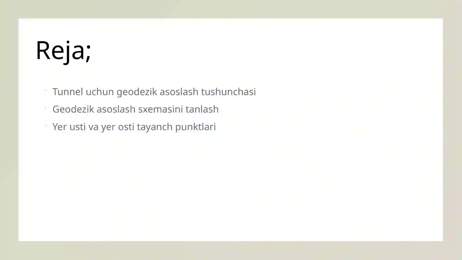 Tunelni geodezik asoslash sxemasi 2