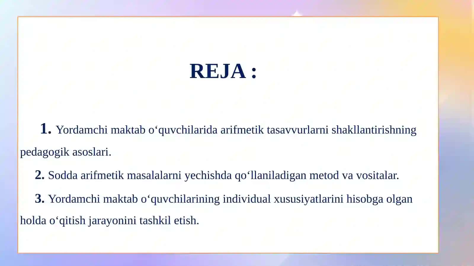 Yordamchi maktabda sodda arifmetik masalalarni yechish yo'llari 2