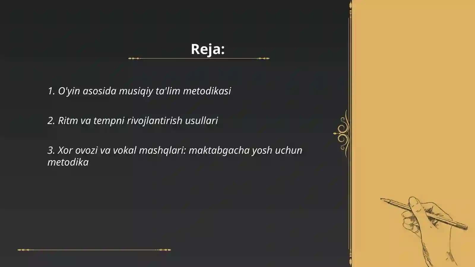 Maktabgacha yoshdagi bolalarga musiqaviy taʼlim va tarbiya berish metodlari 2