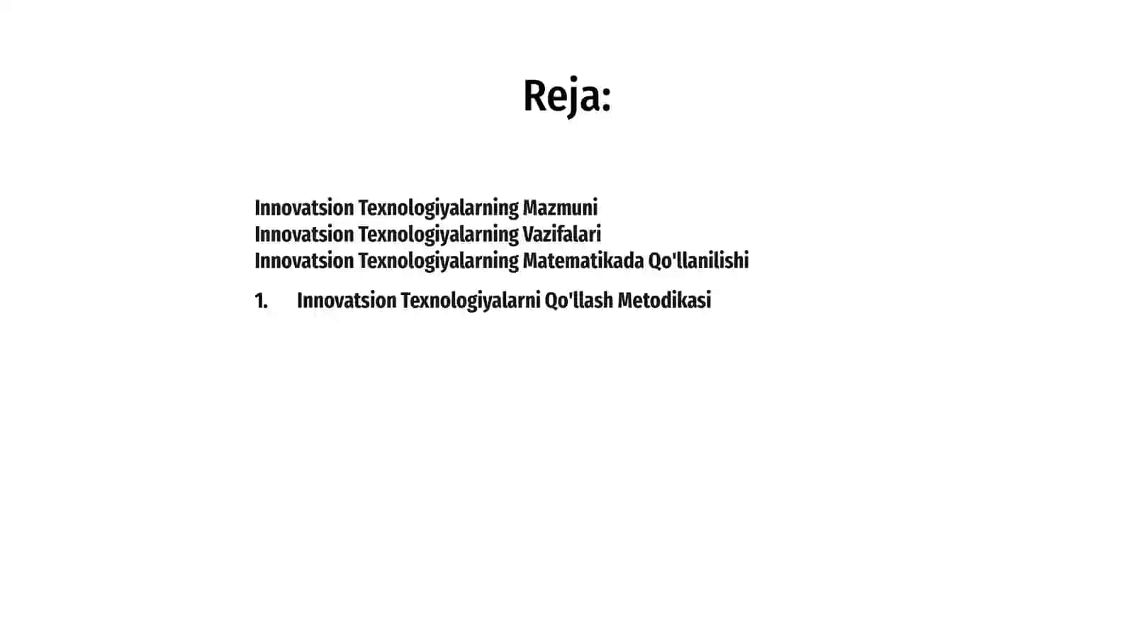 Innovatsion Texnologiyalarning Mazmuni 2