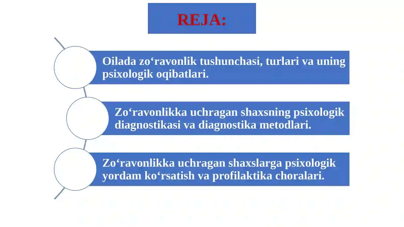 Oilada zo'ravonlikka uchragan shaxning psixologik diagnostikasi 2
