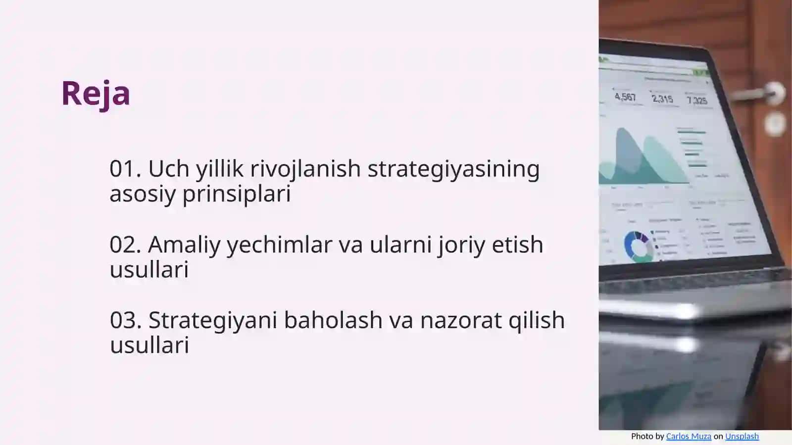 Uch yillik rivojlanish strategiyasi 2