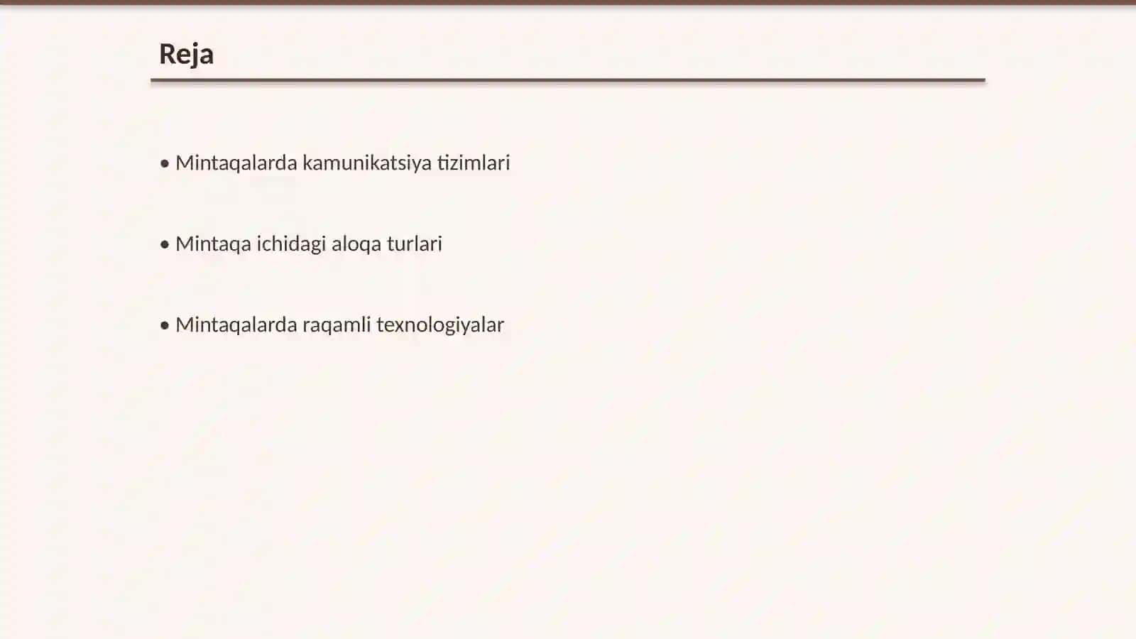 Mintaqalarda kamunikatsiya majmuasi 2