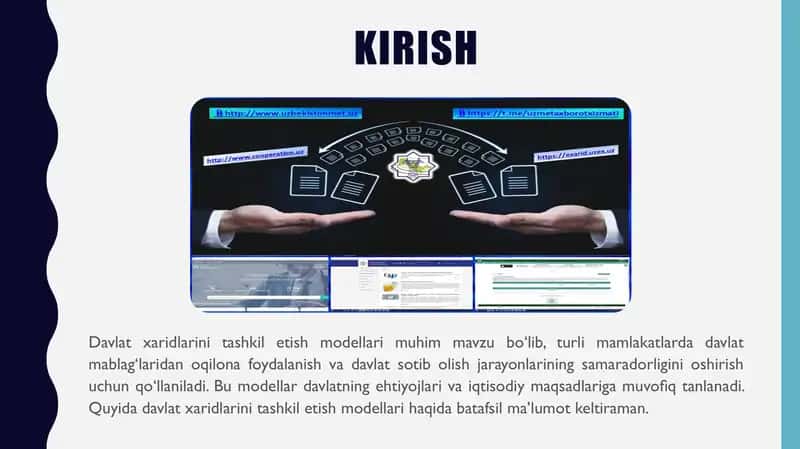 Davlat xaridlarini tashkil etish modellari 2