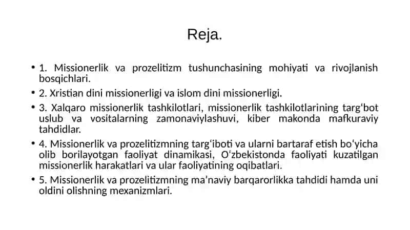 Missionerlik va prozelitizmning siyosiy-ijtimoiy xavfi 2