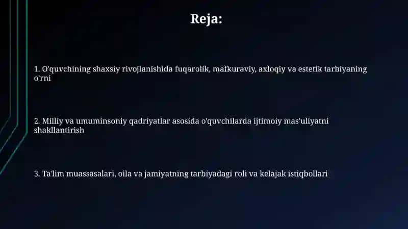 Fuqarolik, mafkuraviy, axloqiy va estetik tarbiya 2