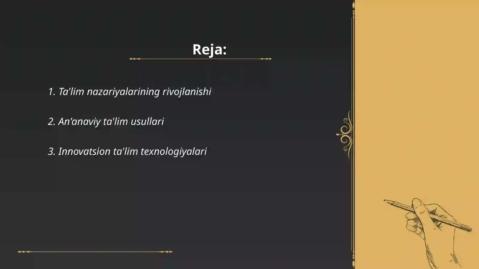 Didaktika taʼlimnazariyasi sifatida.Taʼlim pradigmalari 2