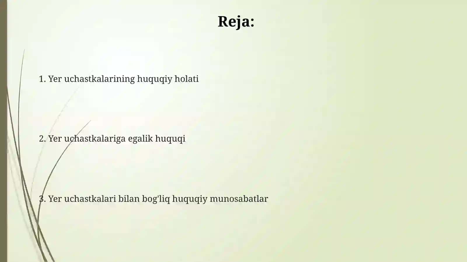 Aholi punktlari yerlarining huquqiy holati 2