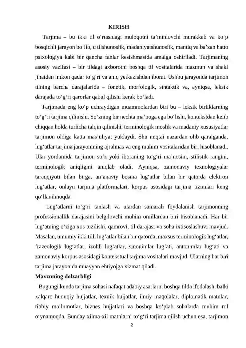 Tarjima jarayonida lug‘atlar bilan ishlash 2