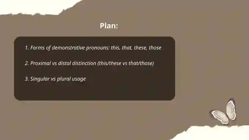 Demonstrative pronouns 2