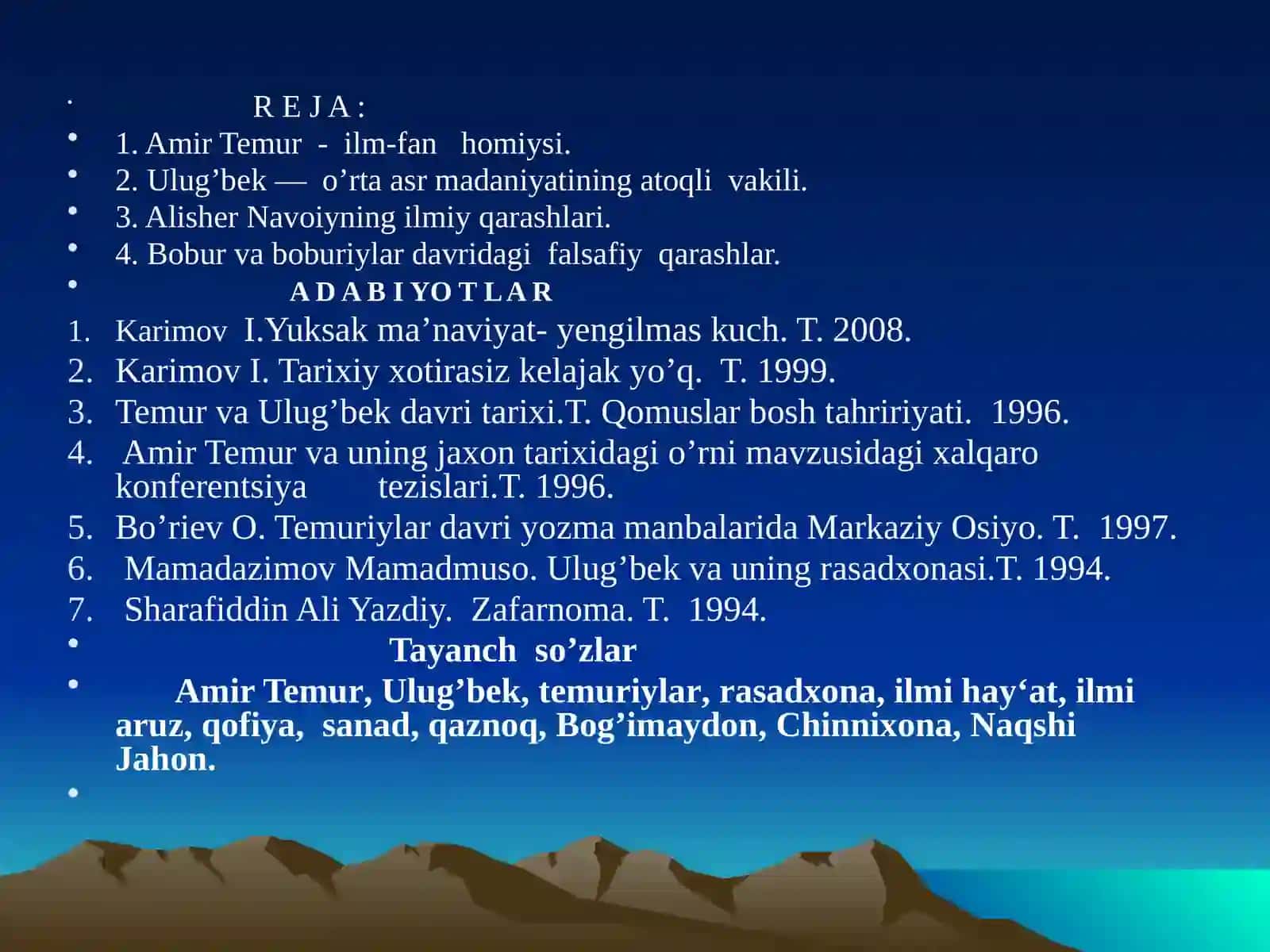 Bobur va boburiylar davridagi falsafiy qarashlar 2