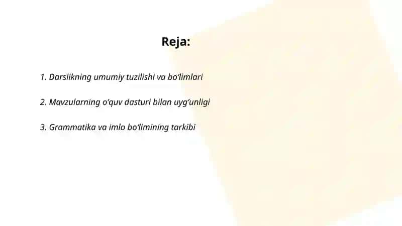 Umumiy oʻrta taʼlim maktabining 9-sinf "Ona tili"darsligi 2