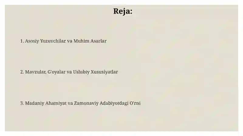 Mashhur oʻzbek adiblari ijodidan namunalar 2