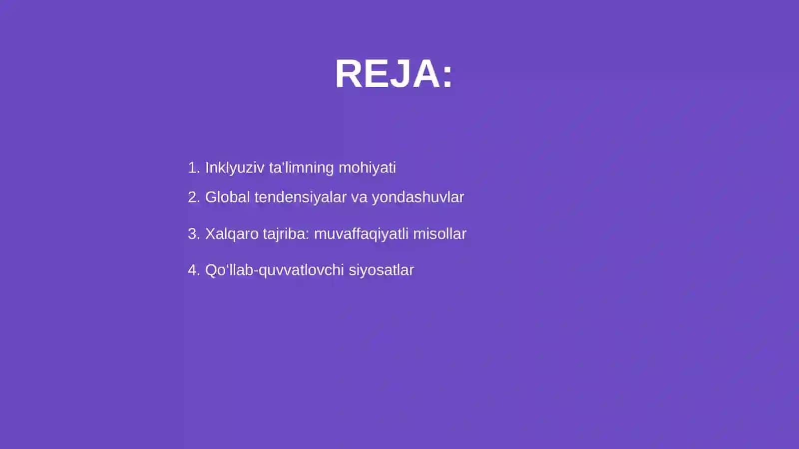 Inklyuziv ta'limning bugun jaxonda tadbiq etilishining mohiyati 2