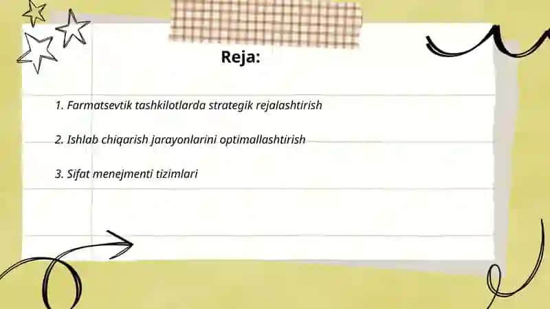 Farmatsevtik tashkilotlar boshqaruvida lifelike 2
