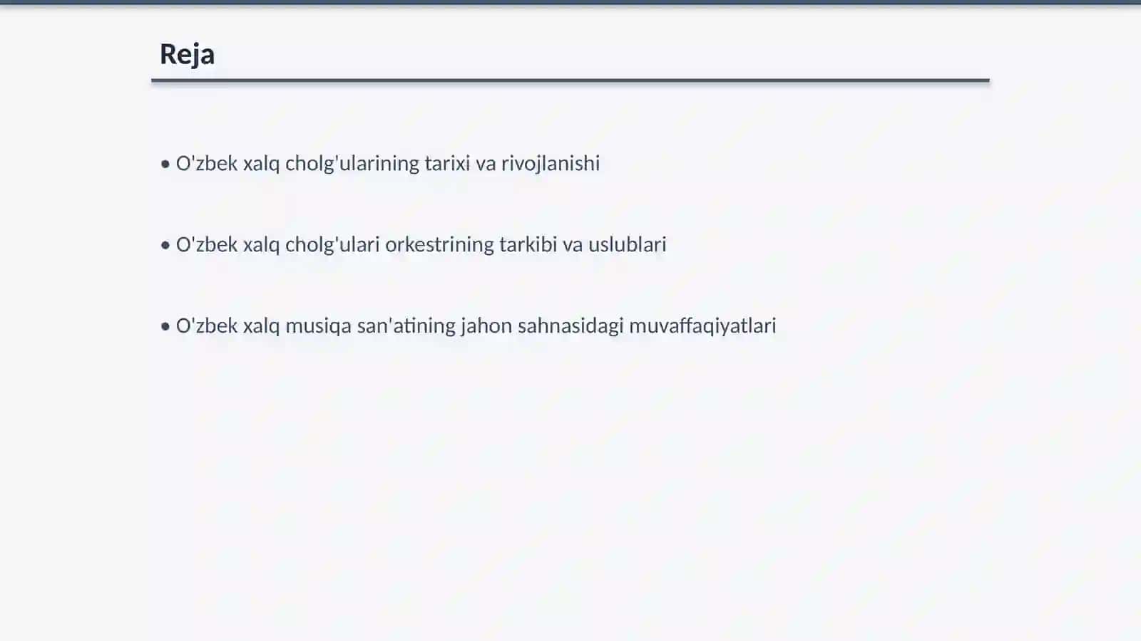 O'zbek xalq cholg'ulari orkestrining jahon sahnasidagi o'rni 2