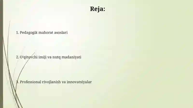 Pedagogik mahorat 2