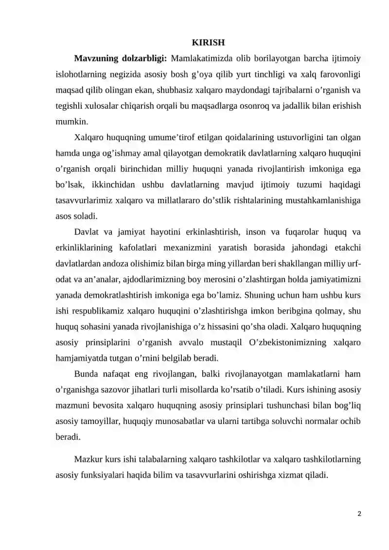 Xalqaro Tashkilotlarning Asosiy Funksiyalari 2