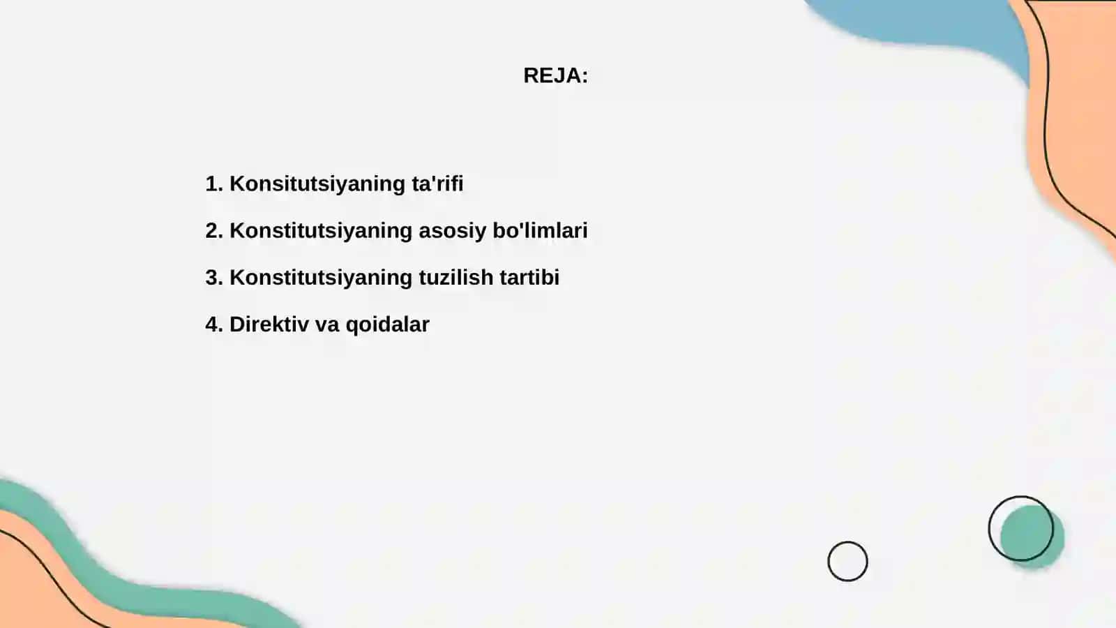 Konstitutsiyaning tuzilishi 2