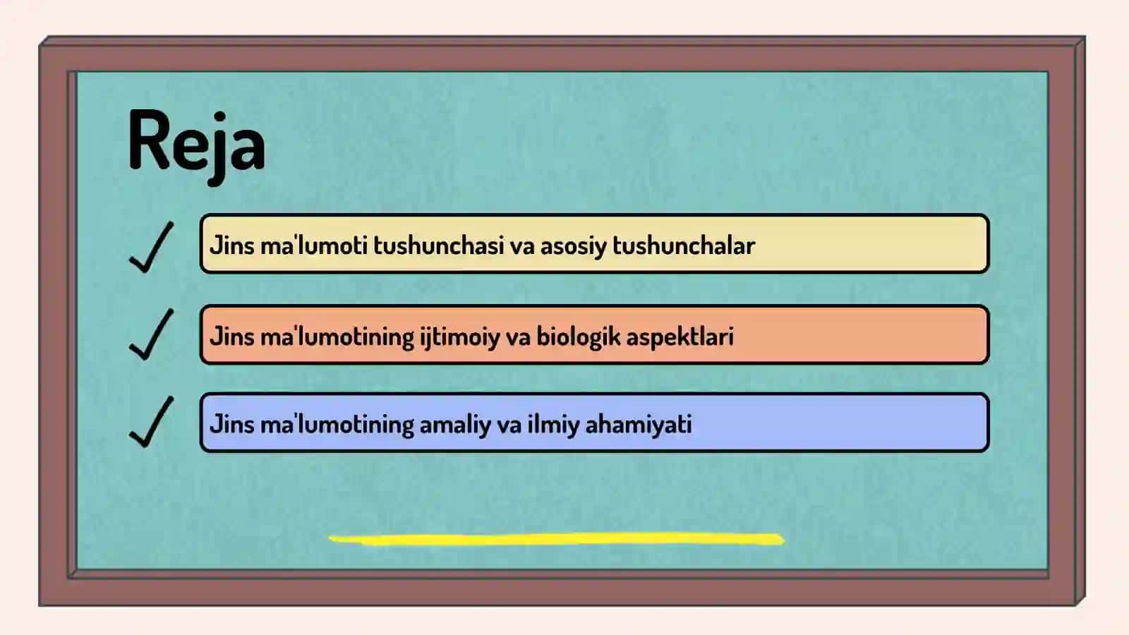 Jins ma'lumoti haqida tushuncha 2