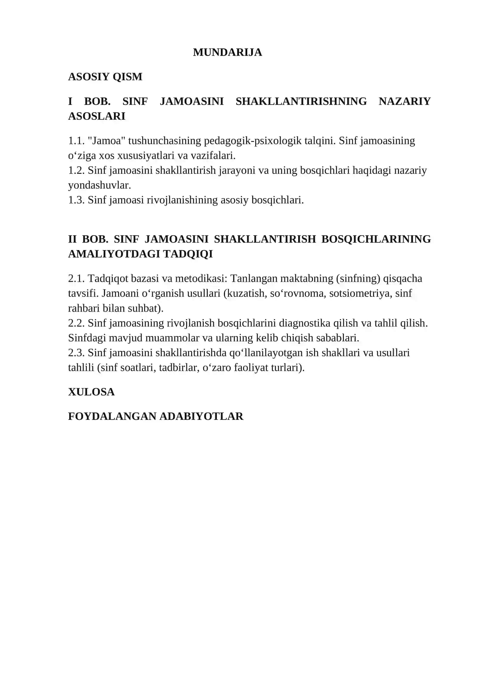 BOSHLANG‘ICH TA’LIM PEDAGOGIKASI FANIDAN 2