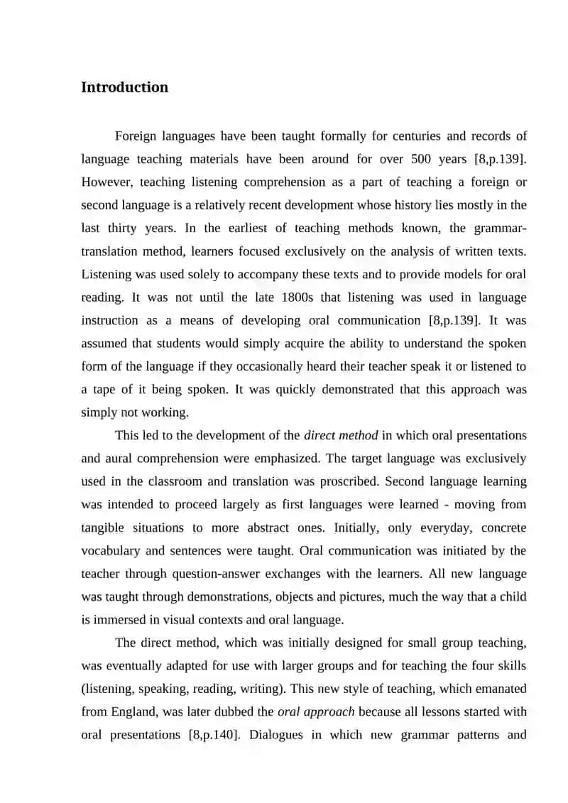 THE ROLE OF LISTENING ACTIVITIES IN LEARNING FOREIGN LANGUAGES AND THE PROBLEMS OF IMPROVING PROFICIENCY 2