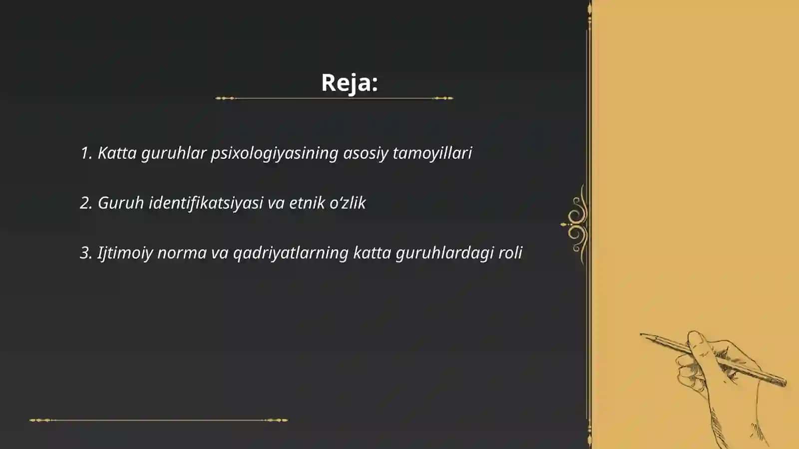 Katta guruhlar psixologiyasiga xos umumiy xususiyatlar 2