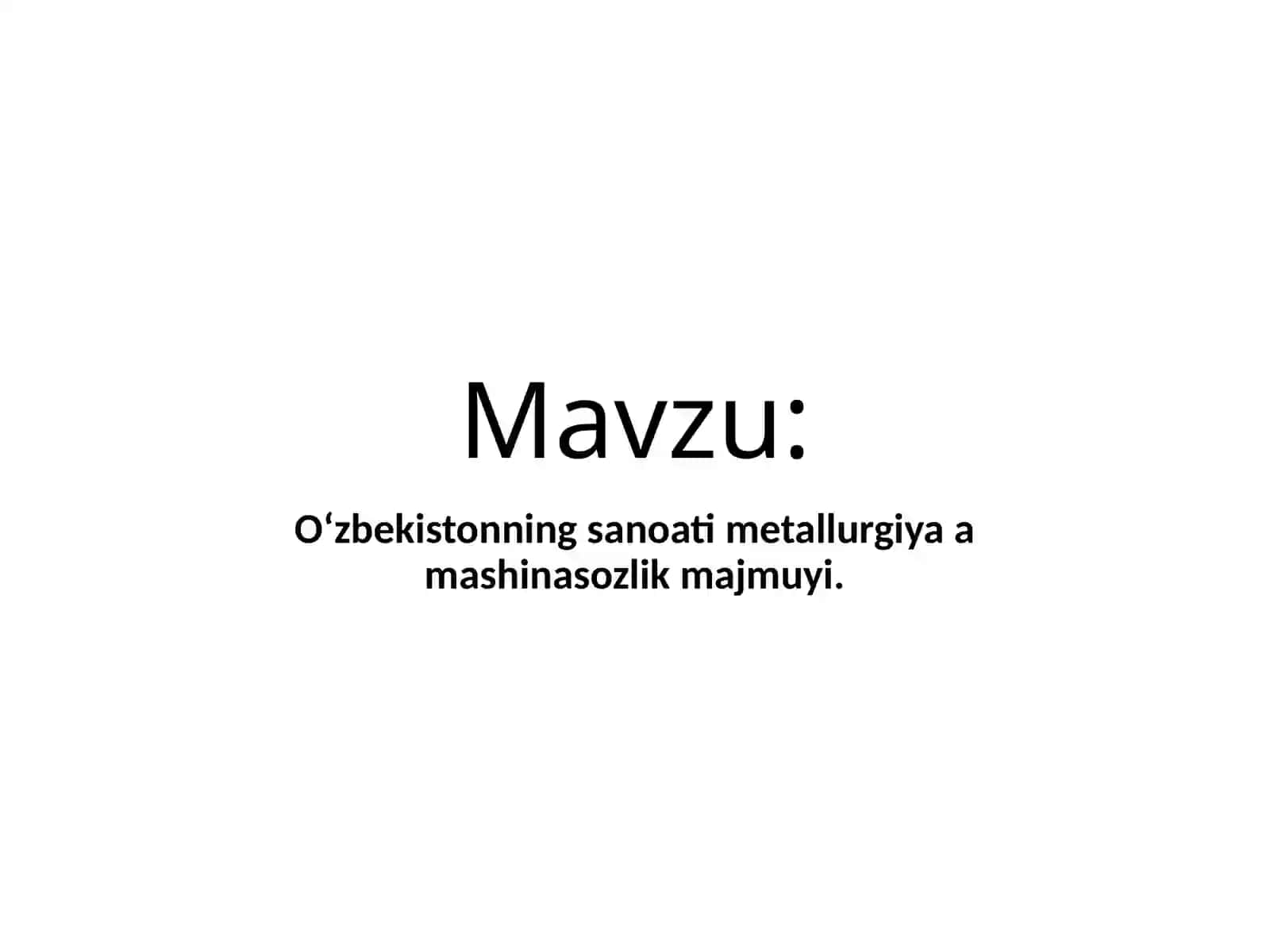 Oʻzbekiston geografiyasi slayd 2