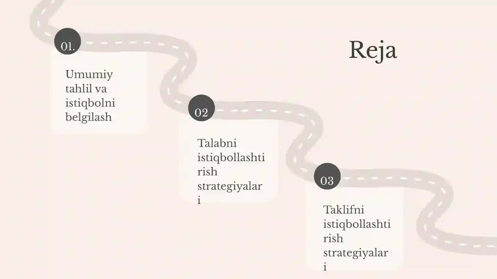 Umumiy Tahlil va Istiqbolni Belgilash 2