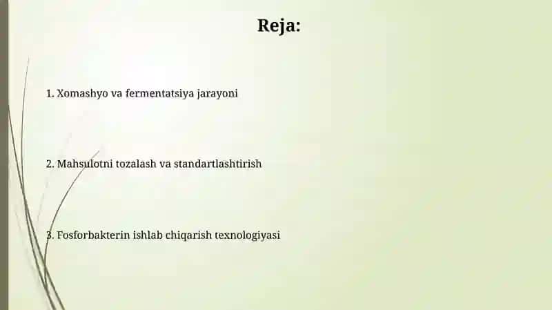 Fosforobakterin ishlab chiqarish texnologiyasi 2