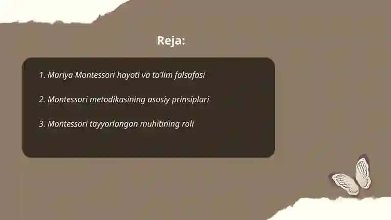 Mariya Montessori metodikasi 2