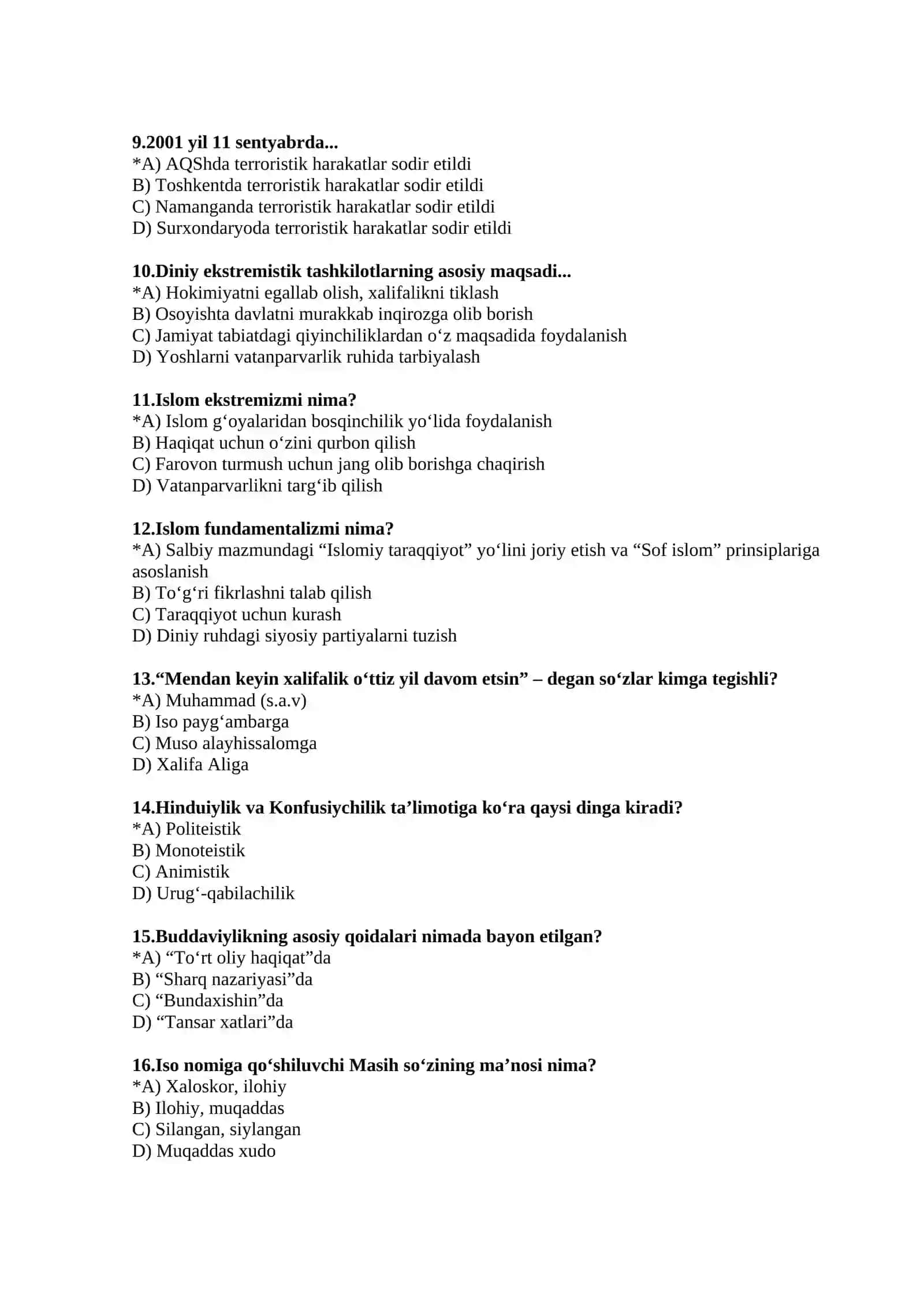Dinshunoslik 2