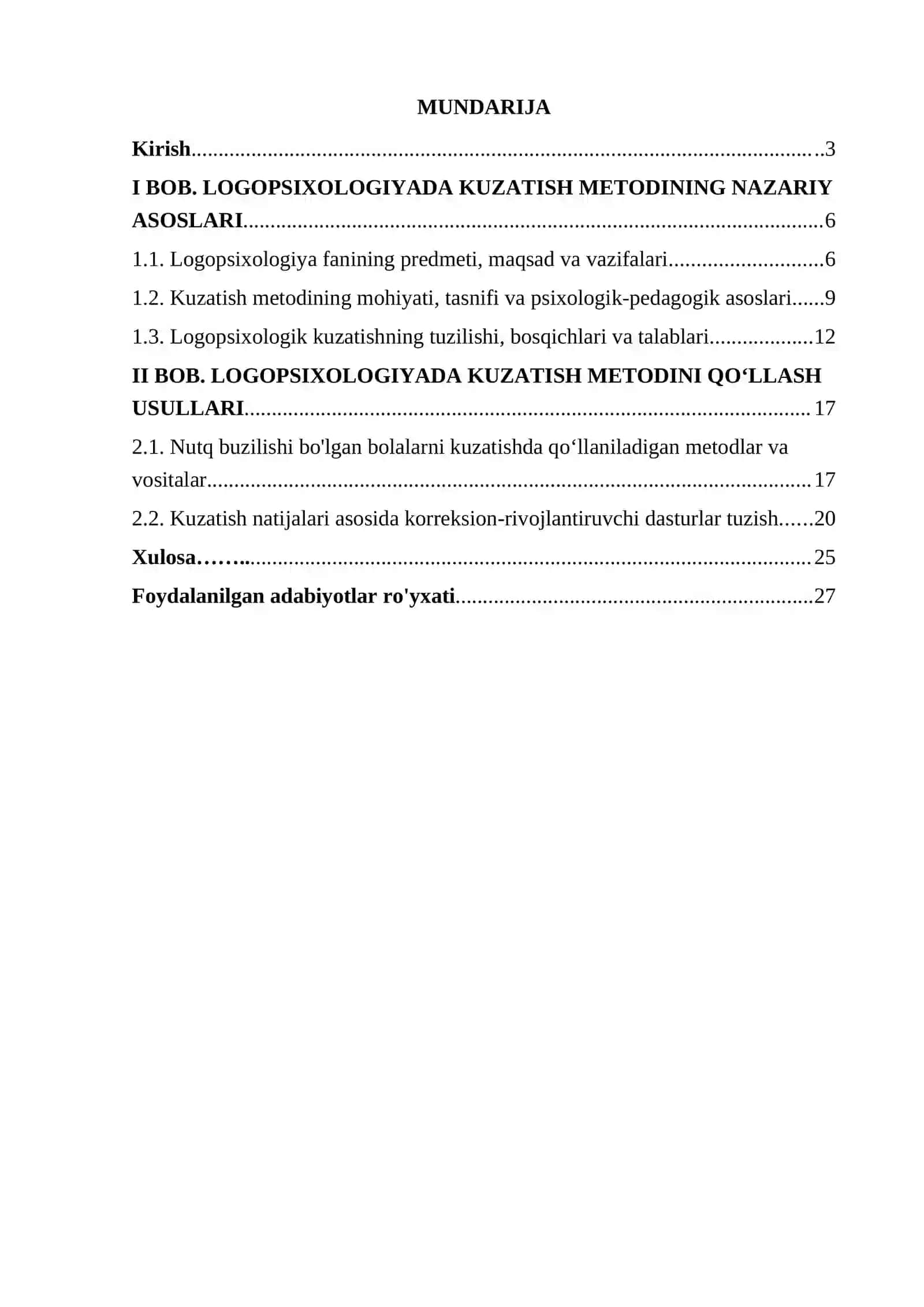 LOGOPSIXOLOGIYADA KUZATISH METODINING AHAMIYATI 2