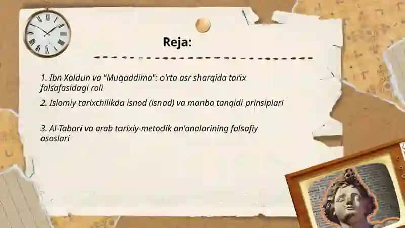 O'rta asrlarda sharqda tarix falsafasi 2