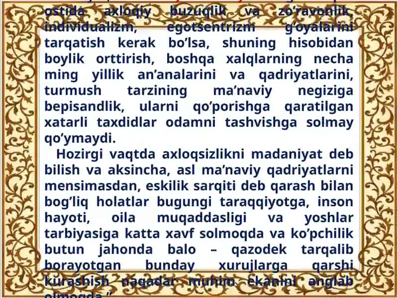Ommaviy madaniyat” 2