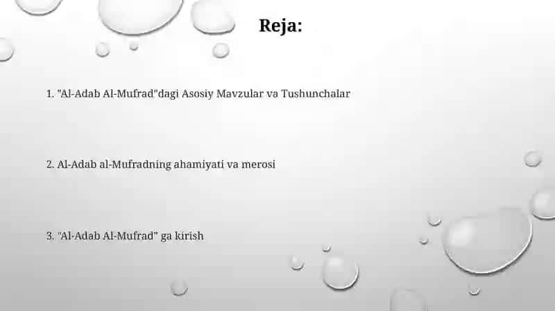 Al-Adab al-Mufrad 2